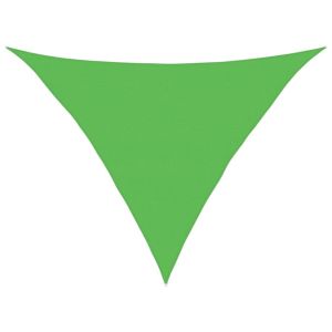 vidaXL toldo de vela hdpe verde claro 160 g/m² 5x5x6 m
