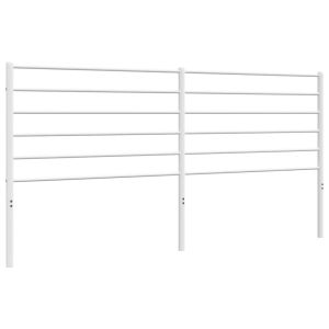 vidaXL cabecero de metal blanco 200 cm
