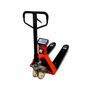 Transpaleta manual Pesadora 2000kg (Con Impresora) TYMBIA. Ruedas de Nylon