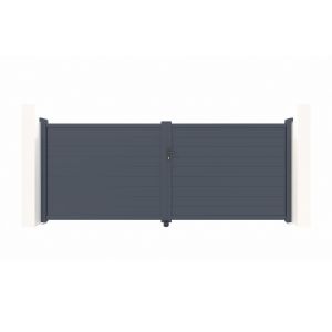 Pack cancela batiente automática eiger 4m h.160cm + motor brazo b500