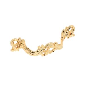 Tirador para mueble 631 en zamac dist entre ejes 128 mm dorado lote 25