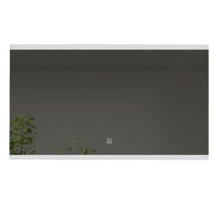 Kibath espejo LED dob 25w rectangular de 80x60 espejo 6000k