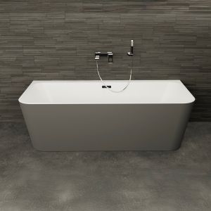 Bañera exenta   mint 180 grise  180 x81 x57   cm, spalina
