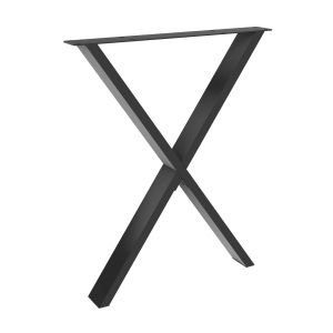 Pata de mesa rei 7-914d.6071.18p | 580x75x710 mm | negro poro
