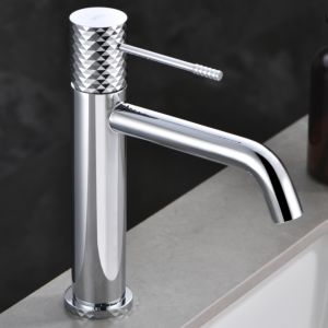 Imex - grifo monomando lavabo caño bajo cromado serie génova