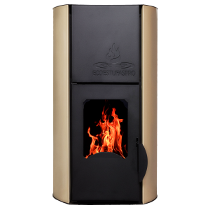 Hidroestufa de pellet Hydra 30 Marfil, 30kW hasta 240m2