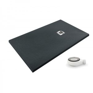 Plato de ducha airstone grafito ral 7016 75x100