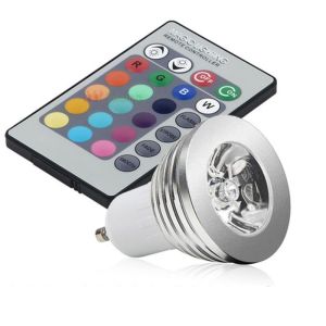 Bombilla LED gu10 3w rgb 220v - silamp