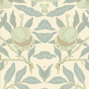 Papel pintado floral semillas en verdes 58cm ancho por 350cm alto