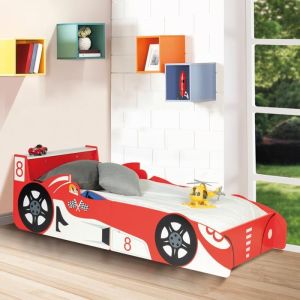 Cama infantil coche rojo - 70 x 140 cm