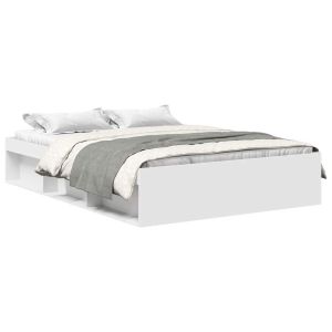 vidaXL estructura de cama blanca 160x200 cm