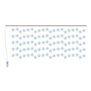 vidaXL cortina de luces estrellas 500 LEDs blanco cálido 8 funciones