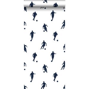 Walls4you papel pintado futbolistas azul oscuro - 53 cm x 10.05 m - 935289