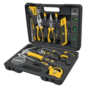 JUEGO DE HERRAMIENTAS, 42 PZS, COMFORT GRIP, PRETU