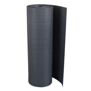 Rollo de ratán trenzado (antracita) 90x300 cm