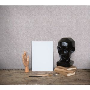 Papel pintado tnt liso con efecto textil burdeos