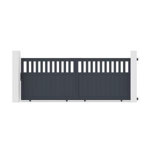 Puerta corredera de aluminio 3,7 santis a.140cm