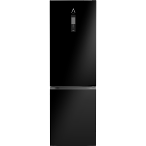 Alpha frigorífico combi pegasus elite-185, 185x60cm, negro brillo, no frost