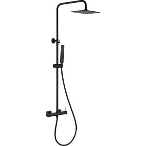 Conjunto ducha monomando firenze negro mate [ imex® ]