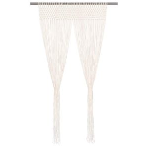 vidaXL cortina de macramé algodón 140x240 cm