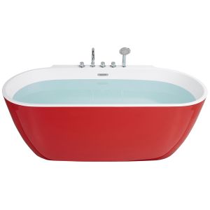Bañera independiente rotso 170 x 80 cm rojo