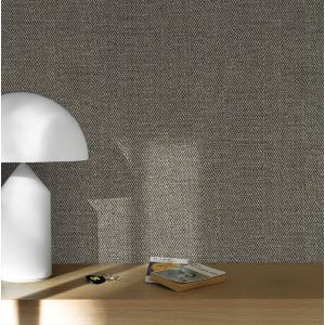 Papel pintado tnt textura textil espiga negro y oro