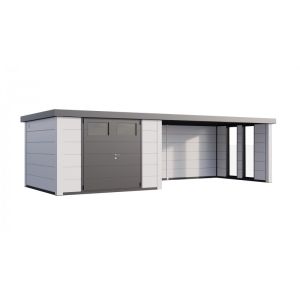 Caseta jardin nh9 c apoyo xl a la derecha | blanco / blanco | novo habitat