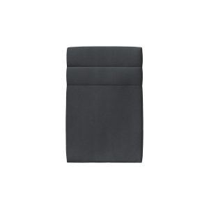 Cabecero 90 cm lines - tela terciopelo gris antracita - gris antracita