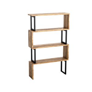 Estantería de madera <<ceylan>> - 80 x 22 x 128 cm - marrón