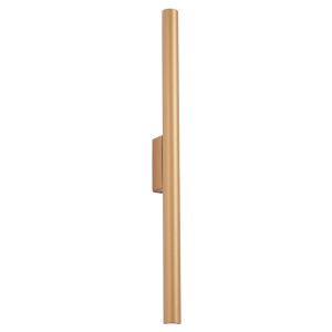Lámpara de pared pastelo dorado acero 2.5x50x5cm