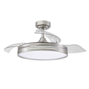 Ventilador de techo micenas niquel cct regulable 48cm