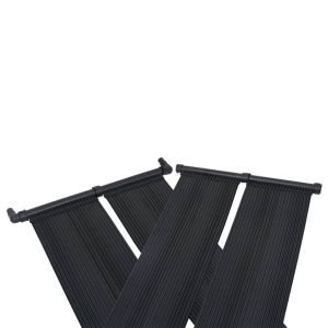 vidaXL panel calentador solar para piscinas 2 unidades 80x310 cm