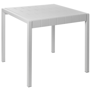 Mesa de jardín bartica 81 cm 84 cm gris