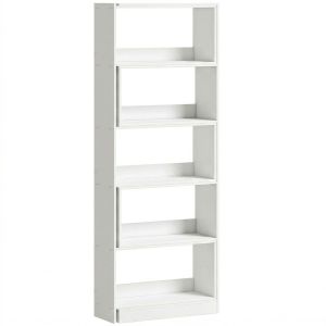 Estantería para libro 111.5x23.8x163.7 cm color blanco Homcom
