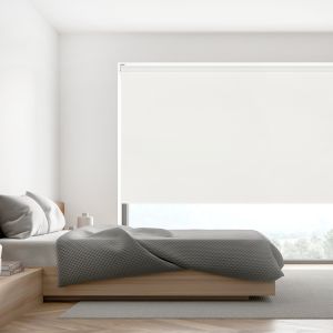 Estor enrollable opaco/oscurante/ blanco 220 x 250cm