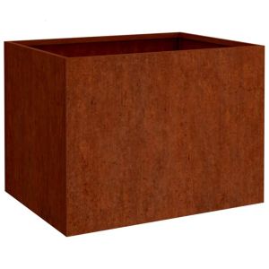 vidaXL jardinera de acero corten 62x47x46 cm