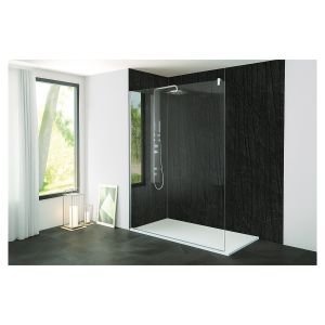 Ondee - kit  paneles murales esquina maola pizarra 120cm perfil cromado