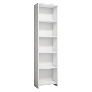 Estantería de madera <<barkin>> - 40 x 19 x 150 cm - blanca