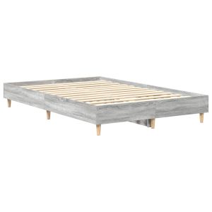 vidaXL estructura de cama gris sonoma 120 x 190 cm