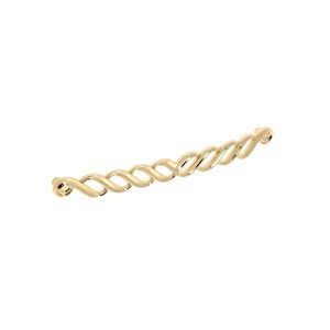 Tirador para mueble 745 en zamac dist entre ejes 224mm dorado lote de 6