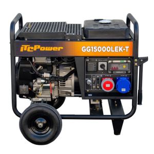 Gg15000lek-t generador gasolina 11kw/15kva full power de itcpower