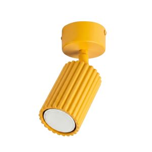 Plafones karbon 1 amarillo aluminio 7x18x7cm