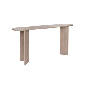 Consola de madera "sira" - 150 x 35 x 75 cm - travertino