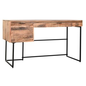 Escritorio mango metal 150x60x85 natural natural