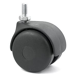 Rueda giratoria kelly aro doble ø45 m8er negro-