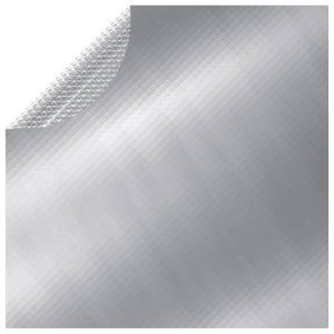 vidaXL cubierta de piscina pe plateado 455 cm