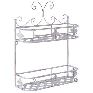 Estantería de pared marayes metal gris