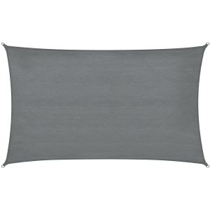 Toldo de hdpe resistente a la intemperie con 185 g/m², 5 x 7 m, gris