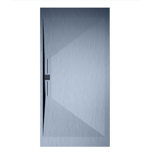 Plato de ducha pizarra edis gris  90x90 cm rejilla color