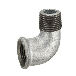 Conector codo galva macho hembra (3/8) quick plomberie